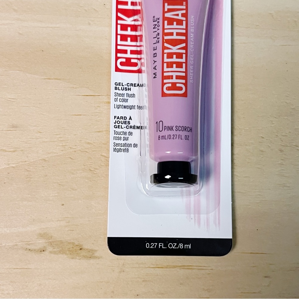 Maybelline Cheek Heat Gel Cream Blush Pink Scorch #10 Girly Y2K - Picture 5 of 6